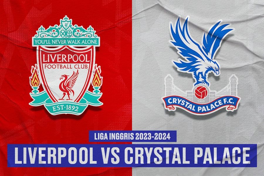 Laga Liverpool vs Crystal Palace di Liga Inggris 2023-2024. (Yusuf/Skor.id).