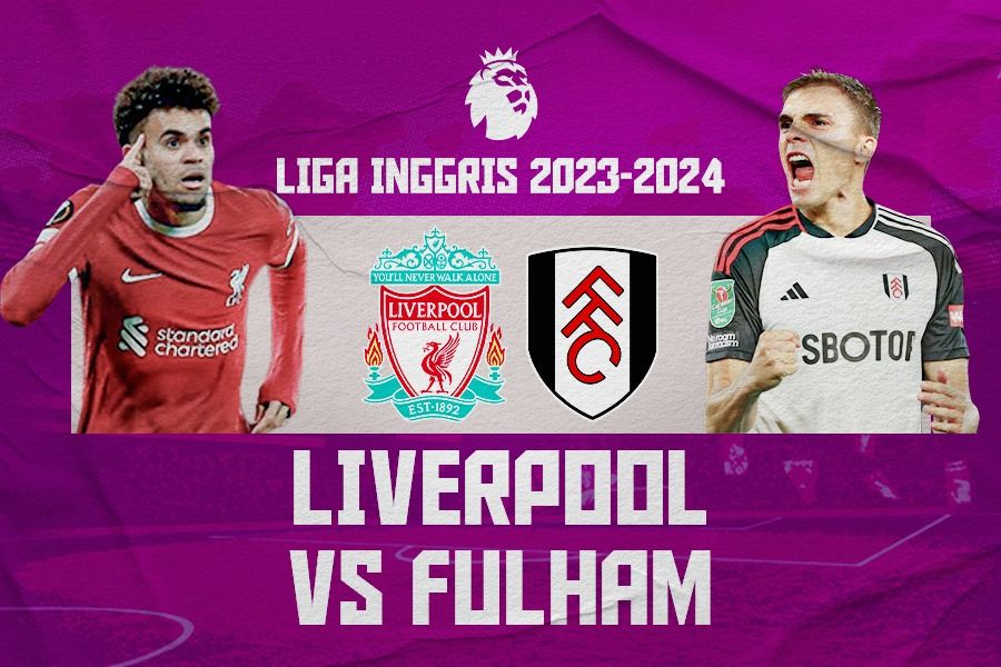 Pertandingan Liga Inggris 2023-2024 antara Liverpool vs Fulham, Minggu (3/12/2023) malam WIB. (Rahmat Ari Hidayat/Skor.id).