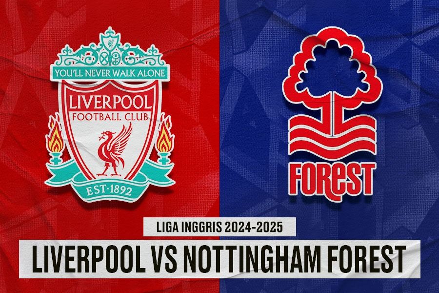 Liverpool vs Nottingham Forest di Liga Inggris. (Yusuf/Skor.id).