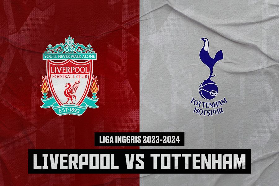 Laga Liverpool vs Tottenham Hotspur di Liga Inggris 2023-2024. (Jovi Arnanda/Skor.id).