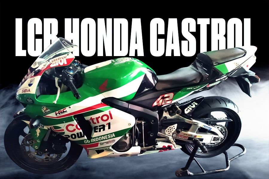 Livery spesial motor LCR Honda Castrol untuk MotoGP Indonesia 2023