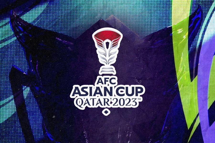 Logo AFC Asian Cup 2023 Qatar memiliki arti mendalam. (Dede Sopatal Mauladi/Skor.id)