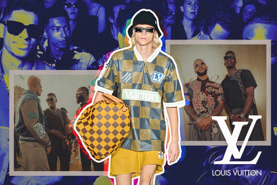 Pesepak Bola Top Dunia Sambut Debut Pharrell di Louis Vuitton