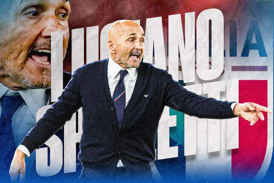 Pelatih Timnas Italia, Luciano Spalletti. (Dede Sopatal Mauladi/Skor.id).