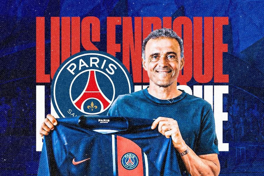 Luis Enrique, pelatih baru Paris Saint-Germain (Dede Mauladi/Skor.id).