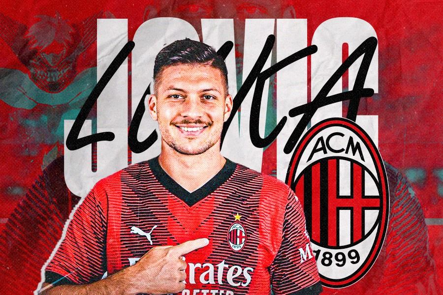 Luka Jovic bintang baru AC Milan. (Dede Sopatal Mauladi/Skor.id).