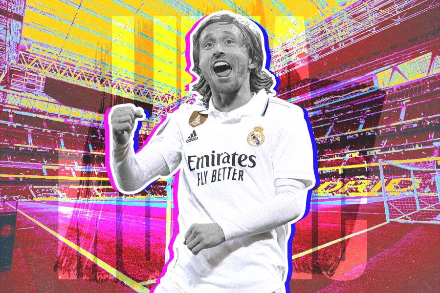 Bintang Real Madrid, Luka Modric. (M. Yusuf/Skor.id).