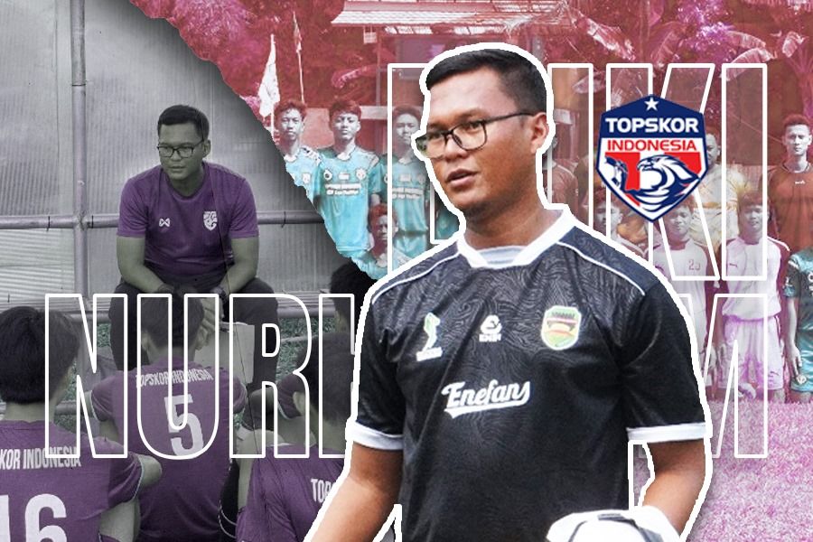 Pelatih Asad Purwakarta, Luki Nurhakim yang kini sedang bergabung bersama TopSkor Indonesia U-16.  
