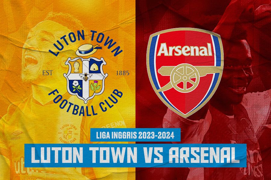 Liga Inggris menampilkan duel Luton Town vs Arsenal akan digelar, Rabu (6/12/2023) dini hari WIB. (Jovi Arnanda/Skor.id).