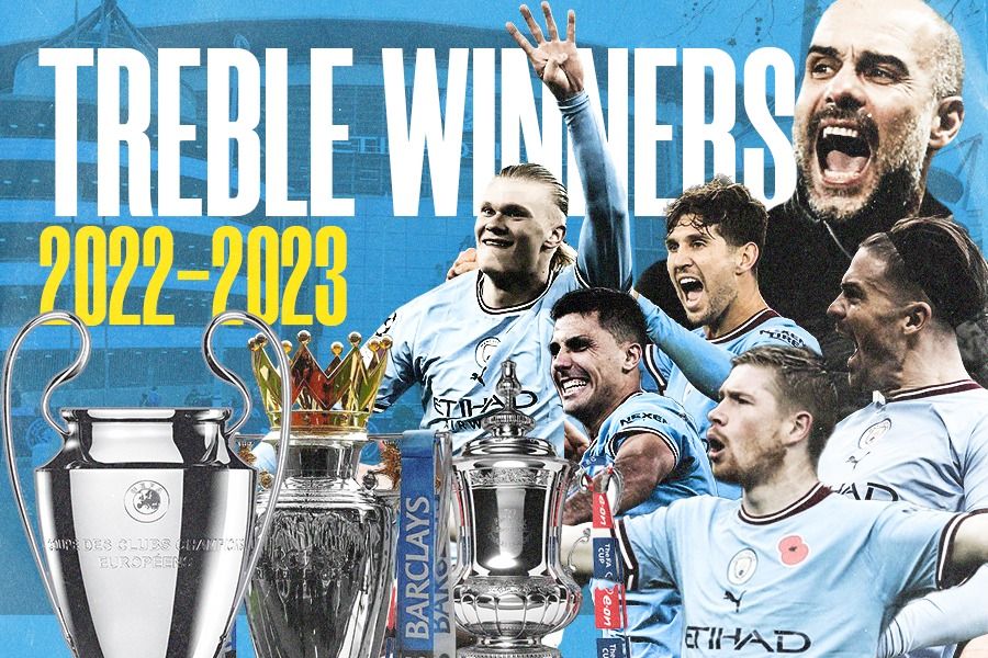 Manchester City Juara Liga Champions 2022-2023, Ukir Treble Winners