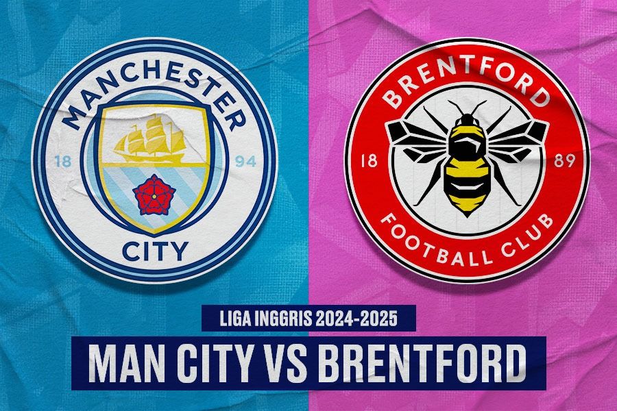 Manchester City vs Brentford di Liga Inggris. (Yusuf/Skor.id).