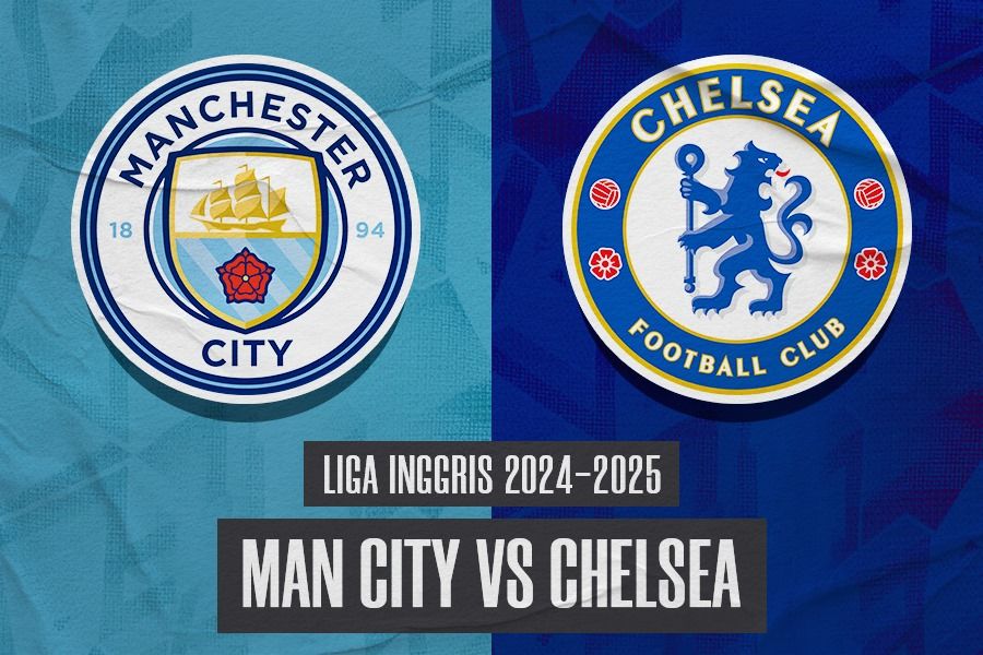 Laga Manchester City vs Chelsea di Liga Inggris. (Hendy Andika/Skor.id)