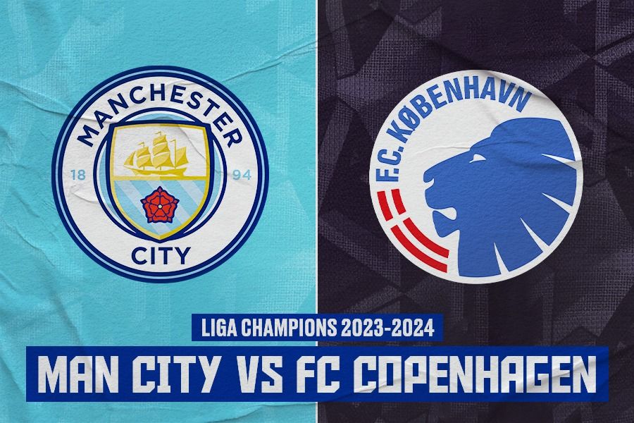 Hasil Manchester City vs FC Copenhagen: The Citizens Tak Terbendung