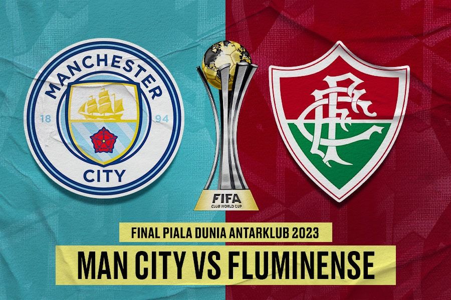 Manchester City vs Fluminense di final Piala Dunia Antarklub 2023 yang akan digelar pada Sabtu (23/12/2023) pukul 01.00 WIB. (Yusuf/Skor.id).