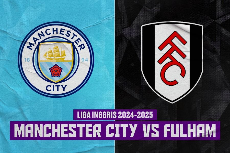 Laga Man City vs Fulham di Liga Inggris 2024-2025. (Rahmat Ari Hidayat/Skor.id).