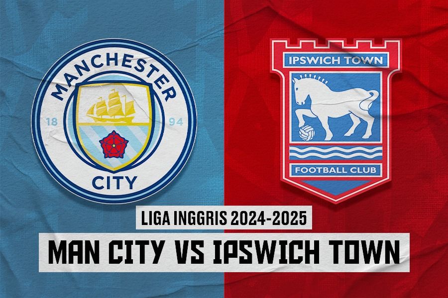 Prediksi dan Link Live Streaming Man City vs Ipswich Town di Liga Inggris 2024-2025