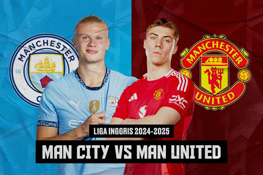 Link live streaming Manchester City vs Manchester United. (Jovi Arnanda/Skor.id).