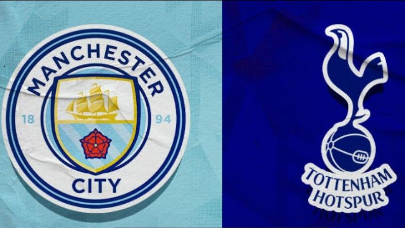Laga Manchester City vs Tottenham Hotspur di Liga Inggris. (Hendy Andika/Skor.id).