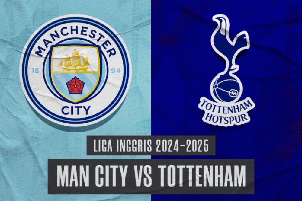 Laga Manchester City vs Tottenham Hotspur di Liga Inggris. (Hendy Andika/Skor.id).