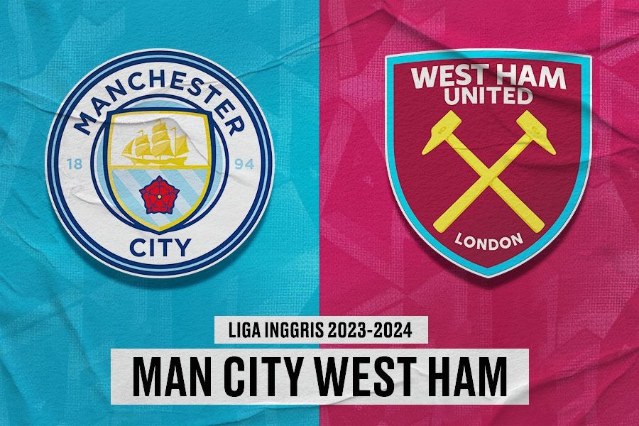 Laga Manchester City vs West Ham United di pekan terakhir Liga Inggris 2023-2024. (Yusuf/Skor.id).