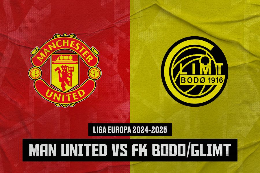 Laga Manchester United vs Bodo Glimt. (Jovi Arnanda/Skor.id).