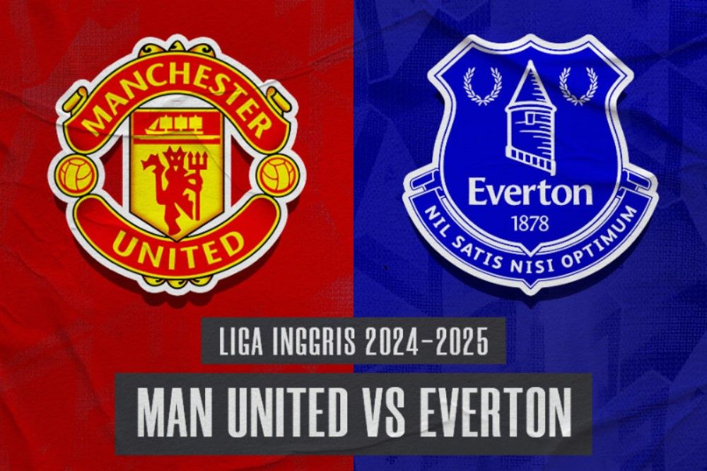 Laga Manchester United vs Everton di Liga Inggris 2024-2025 akan digelar pada Minggu (1/12/2024) pukul 20.30 WIB. (Hendy Andika/Skor.id).