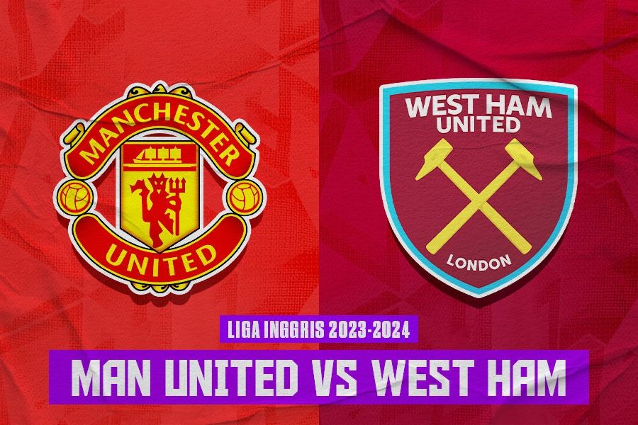 Manchester United vs West Ham United, Minggu (4/2/2024) pukul 21.00 WIB. (Hendy Andika/Skor.id).