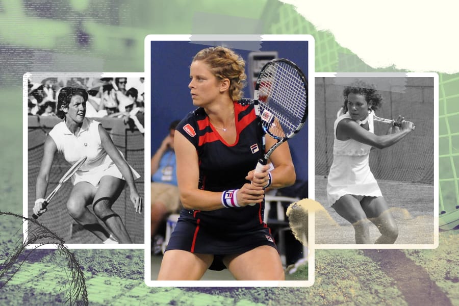 Margaret Court, Kim Clijsters, Evonne Goolagong