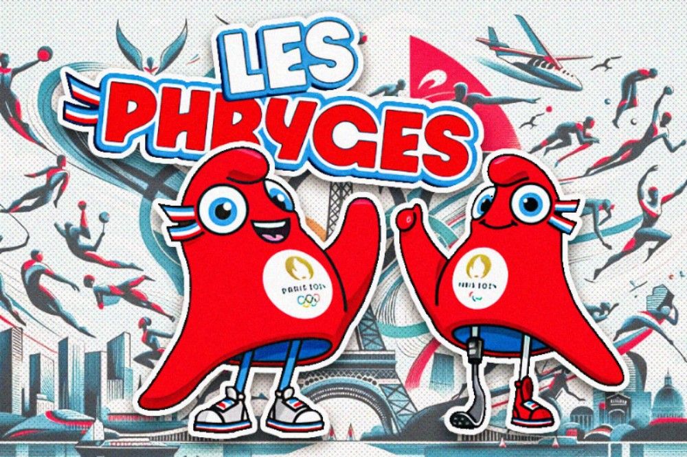 Phryge adalah maskot Olimpiade dan Paralimpiade 2024. (Hendy Andika/Skor.id)