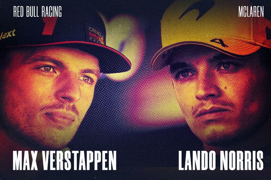 Max Verstappen dan Lando Norris
