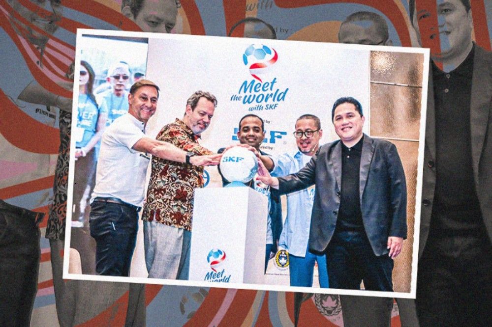 Peresmian turnamen usia muda Meet The World With SKF yang memperebutkan tiket ke Gothia Cup Swedia 2025, 9 Oktober 2024. (Foto: Cantrik ACL/Grafis: Hendy Andika/Skor.id)