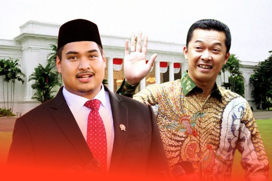 Menpora Dito Ariotedjo dan Wamenpora Taufik Hidayat