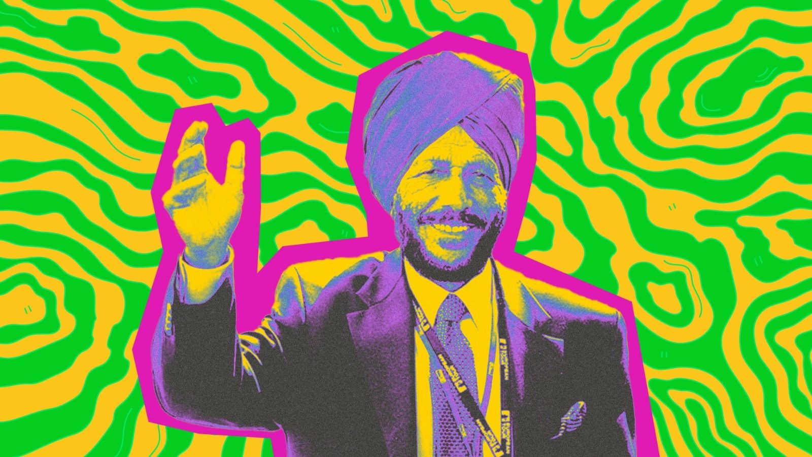Milkha Singh berkompetisi di nomor 400 meter pada Olimpiade 1960. (Deni Sulaeman/Skor.id)