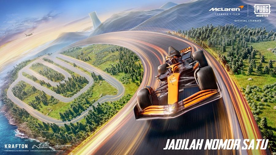 Mobil Formula 1 McLaren hadir di PUBG Mobile. (PUBG Mobile)