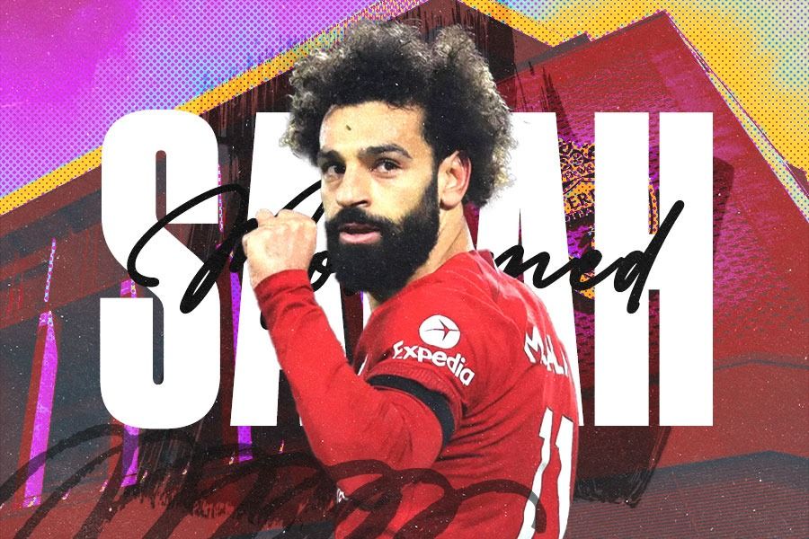 Penyerang Liverpool Mohamed Salah makin kencang diberitakan bakal meninggalkan Anfield ke Al Ittihad. (M. Yusuf/Skor.id).