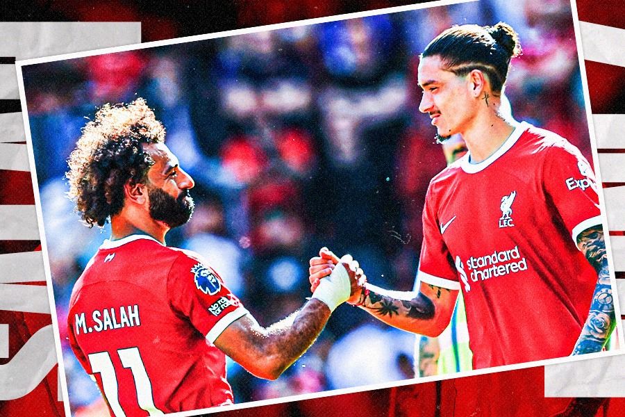 Duet Mohamed Salah dan Darwin Nunez di Liverpool Semakin Mantap