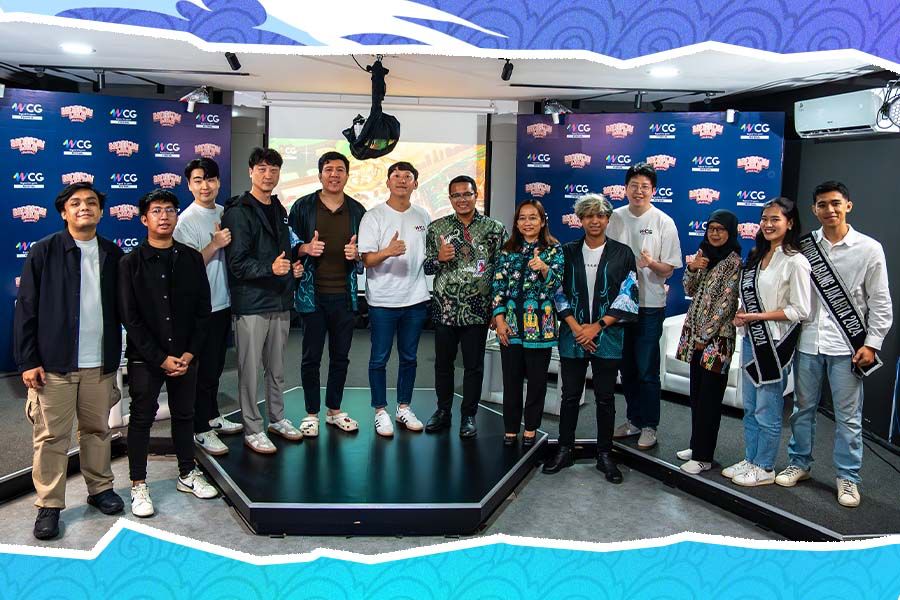 Konferensi pers Motion IME x WCG Kamis (12/6/2025). (Deni Sulaeman/Skor.id)