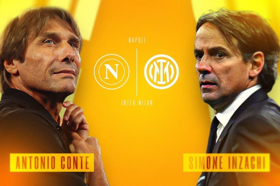 Antonio Conte dan Simone Inzaghi (Rahmat Ari Hidayat/Skor.id).