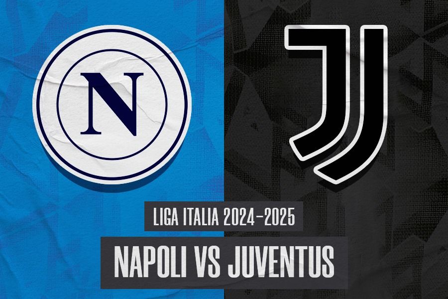 Laga Napoli vs Juventus di Liga Italia 2024-2025. (Hendy Andika/Skor.id)