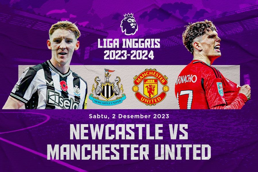 Prediksi dan Link Live Streaming Newcastle United vs Manchester United di Liga Inggris 2023-2024