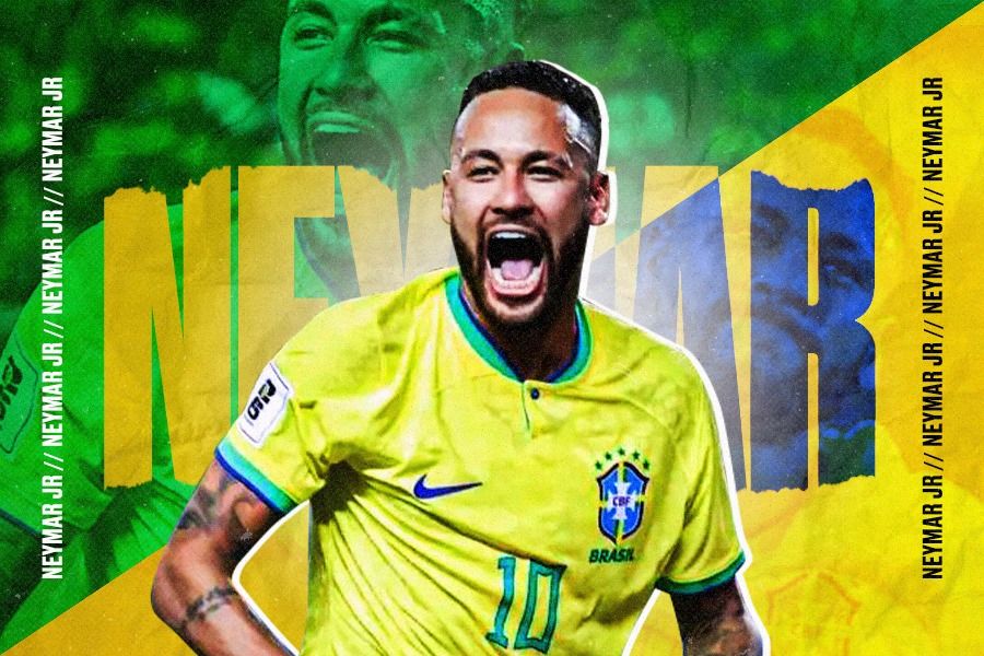 Neymar menjadi pencetak gol terbanyak timnas Brasil setelah melampaui pemenang Piala Dunia tiga kali Pele. (Dede Mauladi/Skor.id)