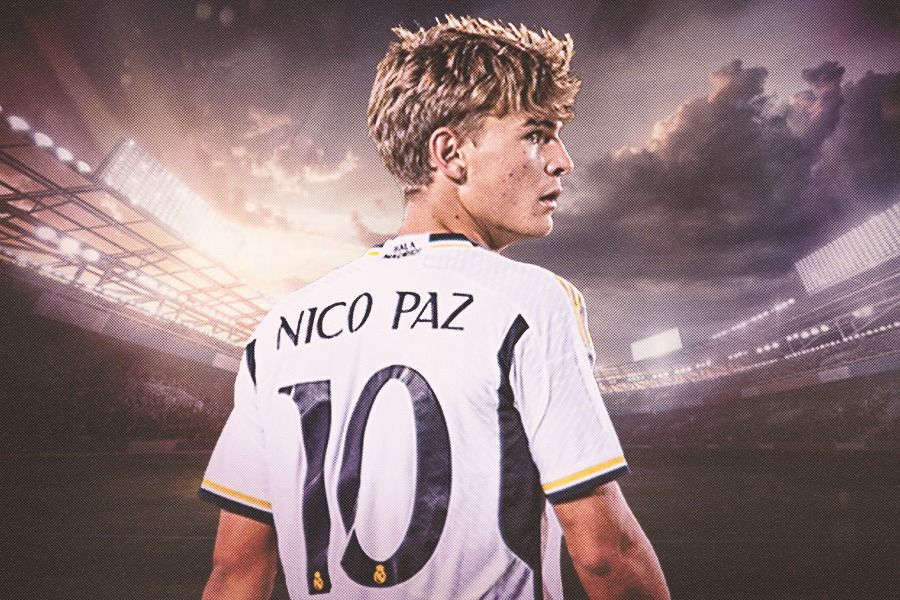 Jebolan akademi Real Madrid, Nico Paz, yang kini membela Como. (Rahmat Ari Hidayat/Skor.id).