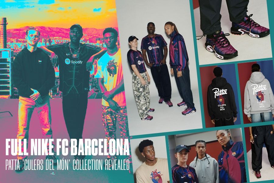 Nike FC Barcelona x Patta “Culers del Mon” dirilis pada 13 Oktober 2023. (M. Yusuf/Skor.id)