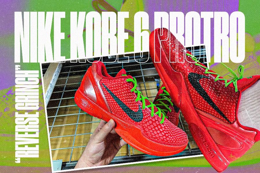 Nike Kobe 6 Protro "Reverse Grinch". (Dede Mauladi/Skor.id)