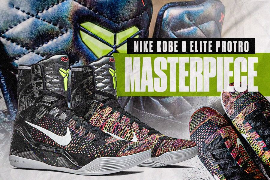 Nike Kobe 9 Elite Protro "Masterpiece" akan muncul lagi tahun depan. (Dede S Mauladi/Skor.id)
