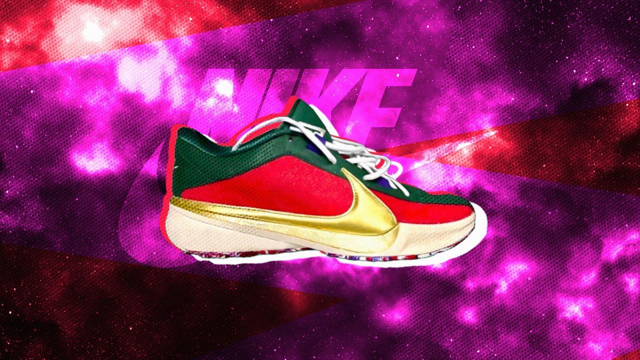 Gambar-gambar Nike Zoom Freak 5 yang bocor beberapa hari lalu diklaim sneaker kelima Giannis Antetokounmpo (Hendy AS/Skor.id).