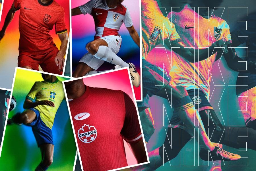 Nike belum lama ini merilis jersey baru 2024 untuk seluruh tim yang didukungnya di Euro 2024 dan Copa America 2024. (M Yusuf/Skor.id)