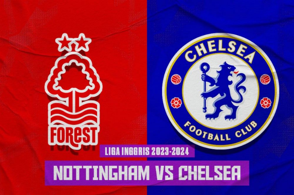 Laga Nottingham Forest vs Chelsea di Liga Inggris 2023-2024. (Hendy Andika/Skor.id).