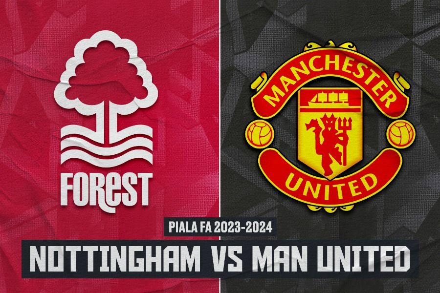 Prediksi dan Link Live Streaming Nottingham Forest vs Manchester United di Piala FA 2023-2024