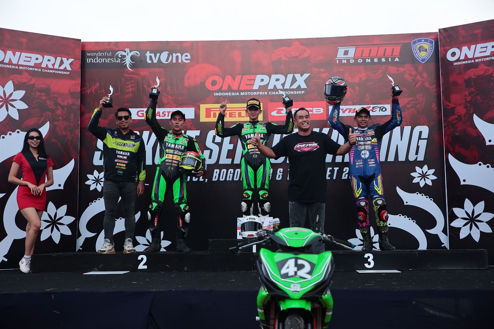 OnePrix 2023 menyelesaikan putaran pertamanya di Sirkuit Karting Sentul, Kabupaten Bogor akhir pekan lalu. (Dok.Oneprix)